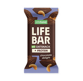 Baton de Ovaz Bio Proteic Chocolate Delight Lifefood 40 g
